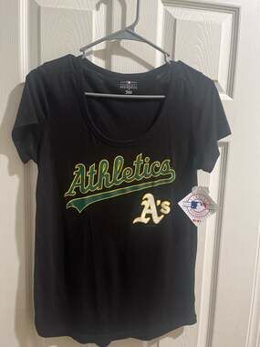 Oakland Athletics MLB Women's Scoop Neck T-Shirt by Campus Lifestyle